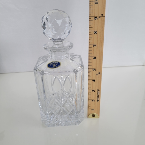 NWT Bohemian Crystal Decanter for Whisky Rum Brandy - Picture 9 of 11